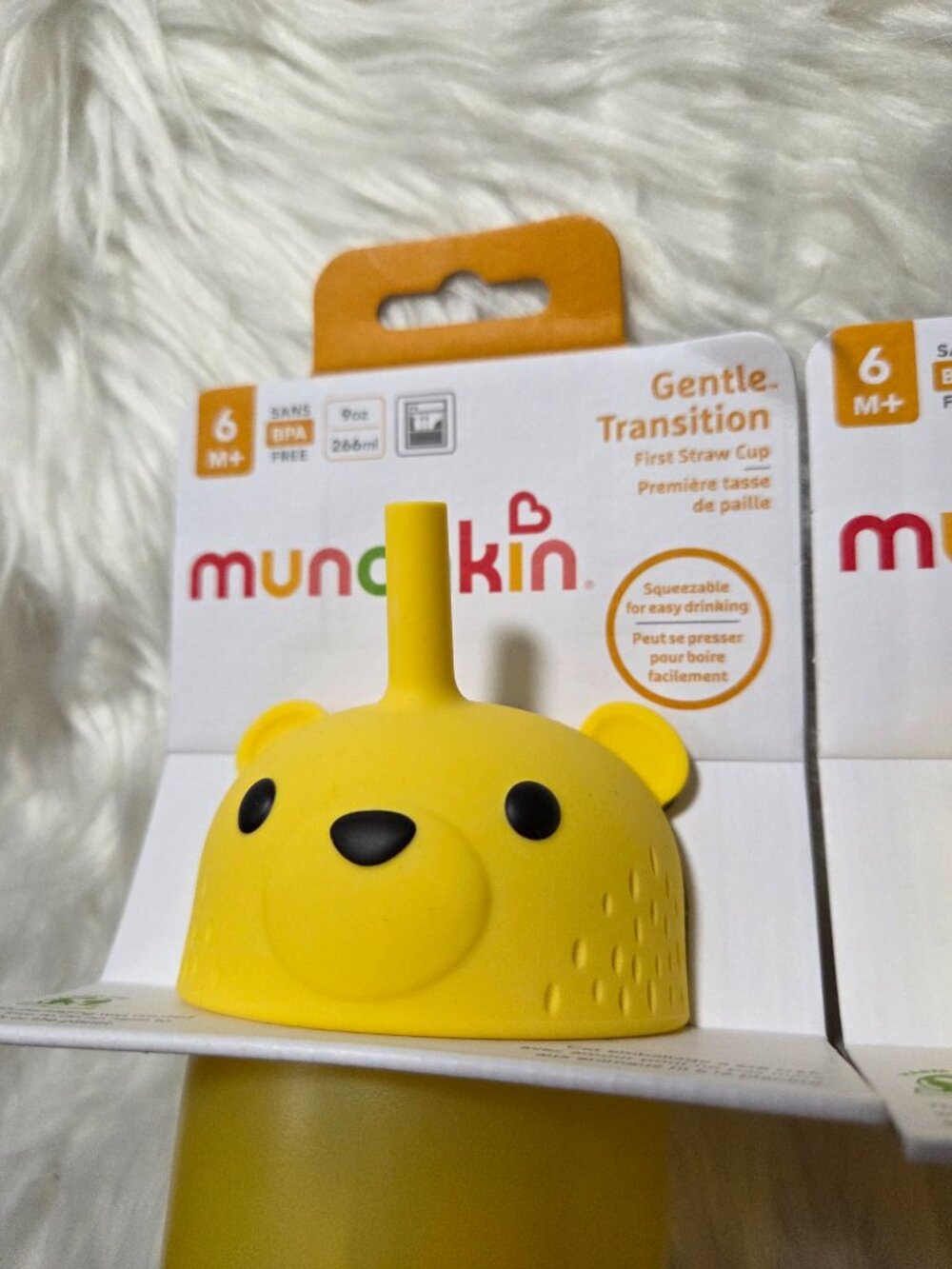 Munchkin Baby Bear Transition Straw Cup Set - Picture 3 of 7